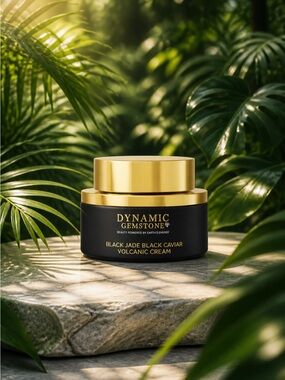 Dynamic Gemstone Black Jade Black Caviar Volcanic Mask 1.7 oz